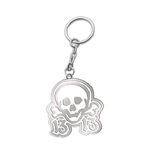 Metal Skull Keychain